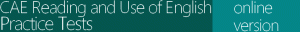 cae reading and use of english online tests