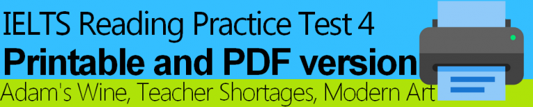 IELTS Reading Practice Tests PDF Printable EngExam info