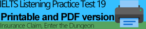 IELTS Listening Practice Test 19 Printable | EngExam.info