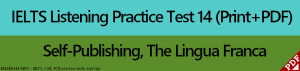 IELTS Listening Practice Test 14 Printable - EngExam.info