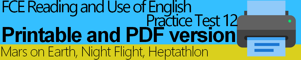 FCE Reading and Use of English <a href=