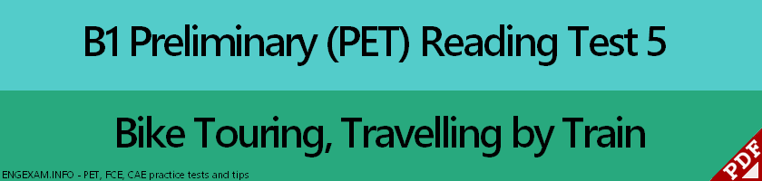 Click to take PET Listening Practice Test 5